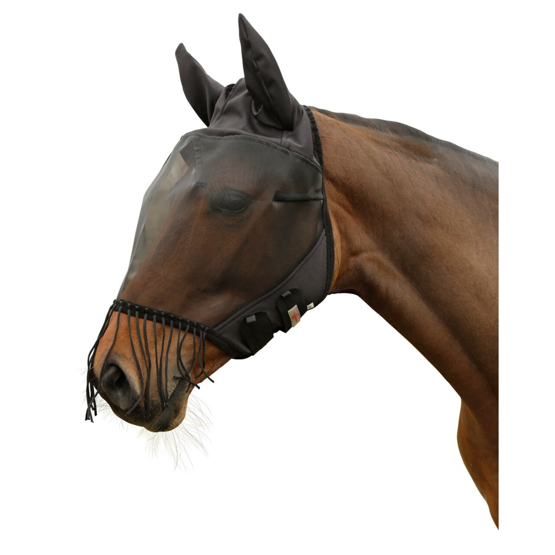 Vliegenmasker voor paarden met oorbescherming en neusvleugels Covalliero