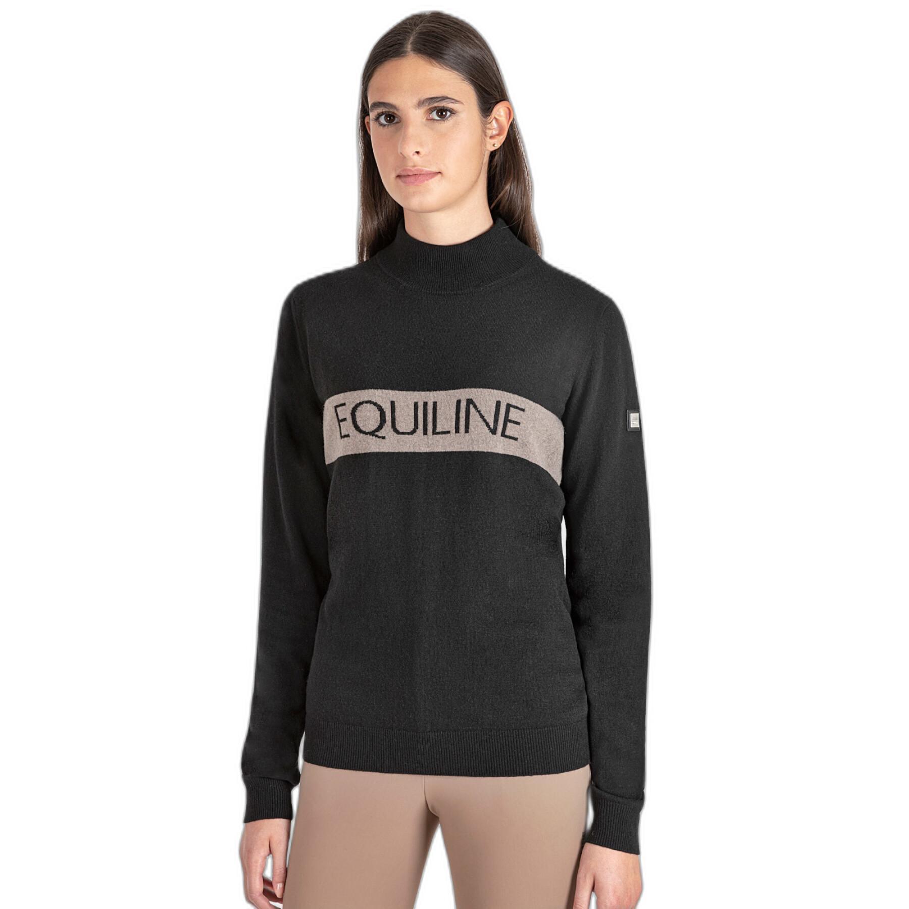 Rijdend damessweatshirt met jacquardlogo Equiline