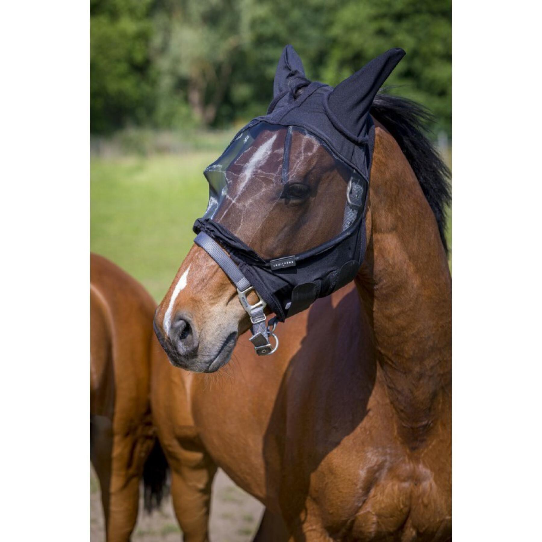Anti-Vliegenmasker voor paarden Equithème Doux