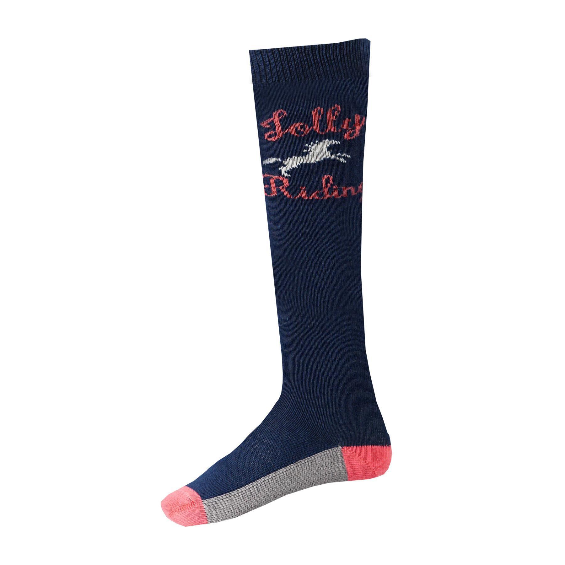 Set van 3 paar lange sokken voor meisjes Horka