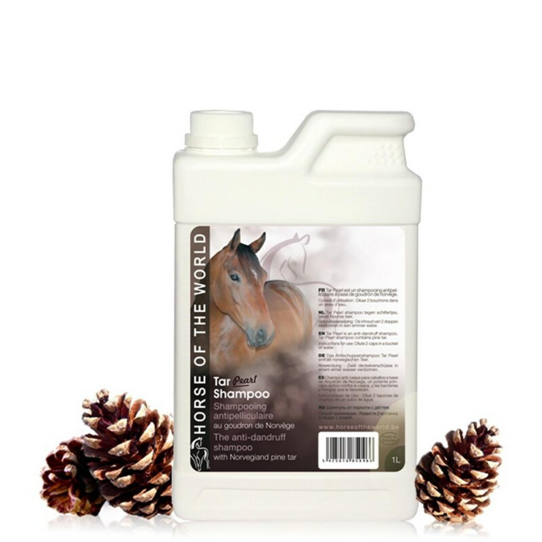 Teer shampoo voor paarden Horse Of The World 1 l