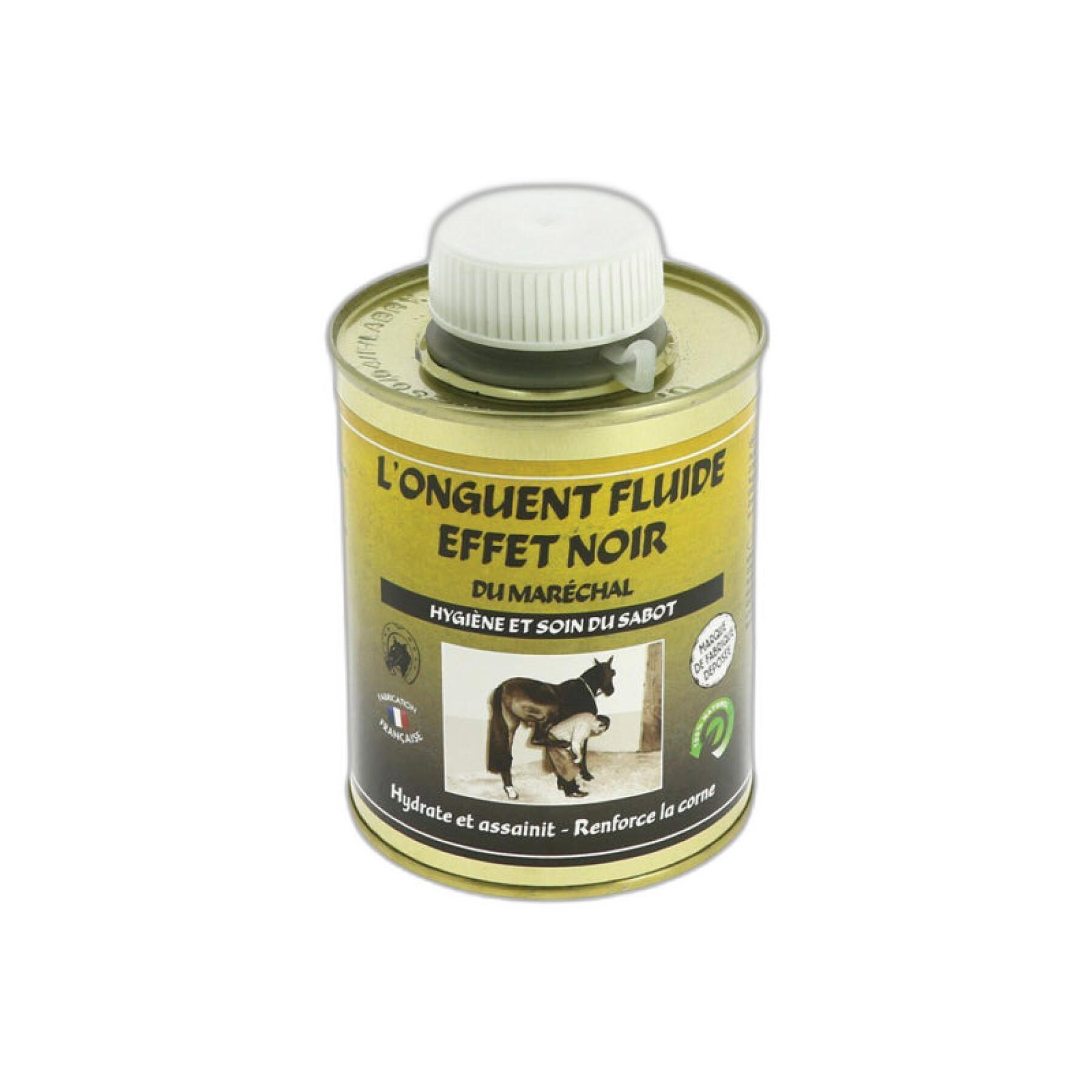 Hoefverzorging voor paarden met zwart effect La Gamme du Maréchal Onguent Fluide - Pot 500 ml