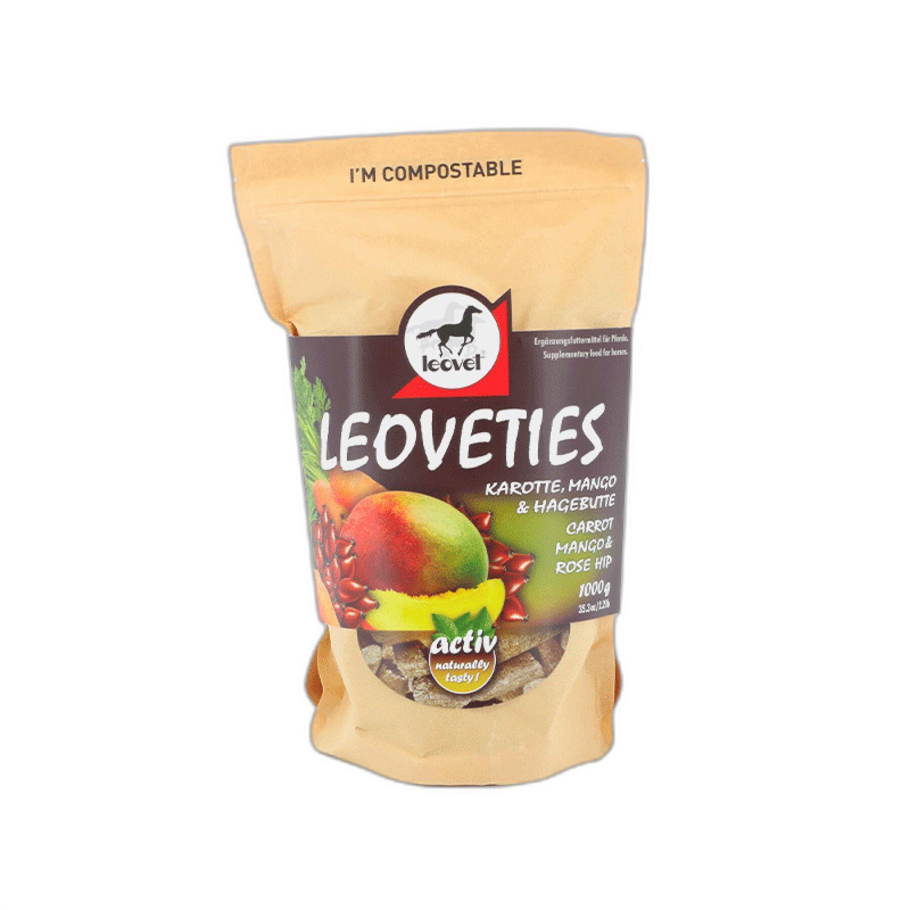 Horse treats Leovet Leovet banden Wortel, Mango, Rozenbottel 1000 g
