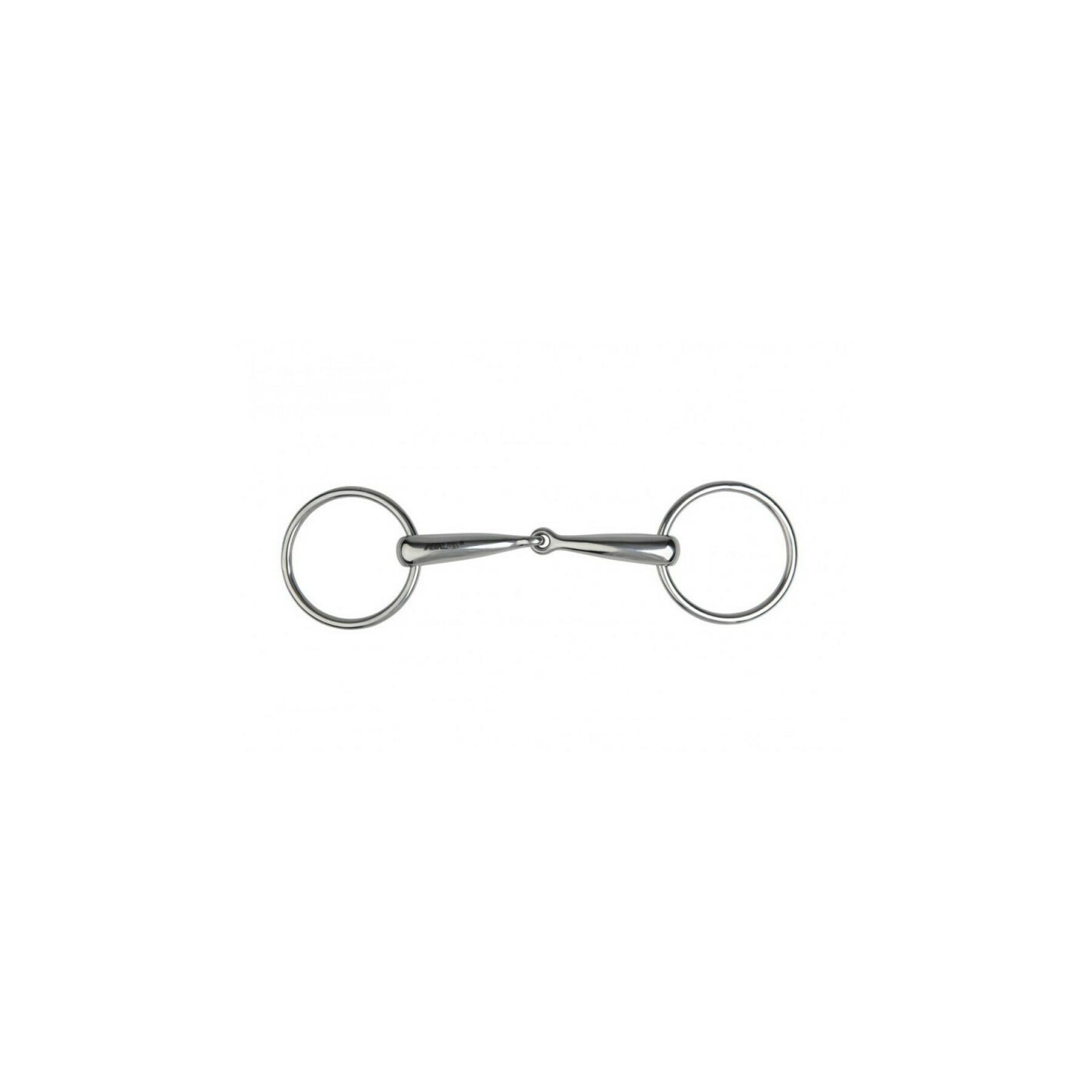 2-rings paardenbit voor holle loop Metalab