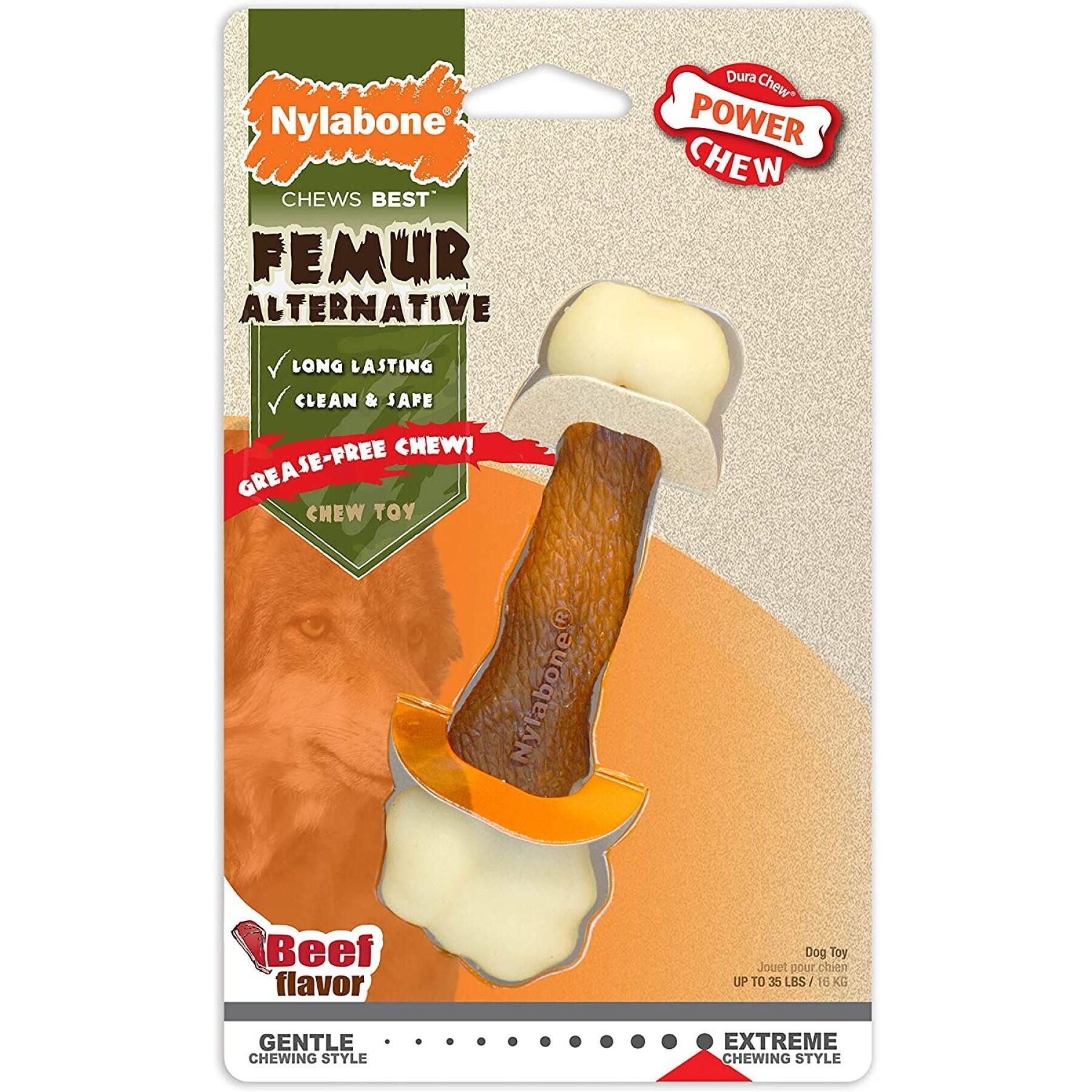 Hondenspeelgoed Nylabone Extreme Chew - Femur Beef Flavour L