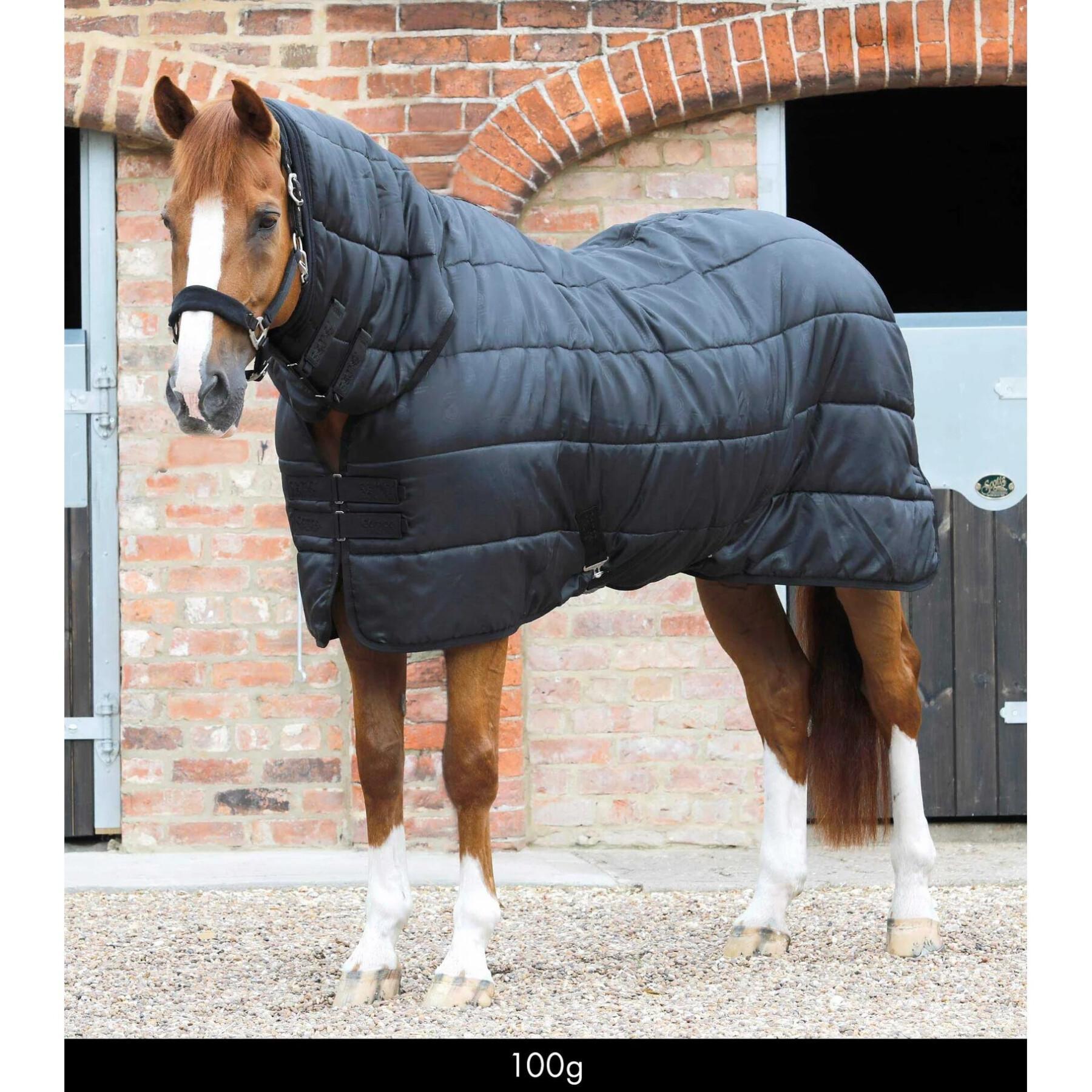 Spektakel hoofd Accor Onderdeken voor paarden met halsbedekking Premier Equine 100 g - Covers -  Paard in ruste