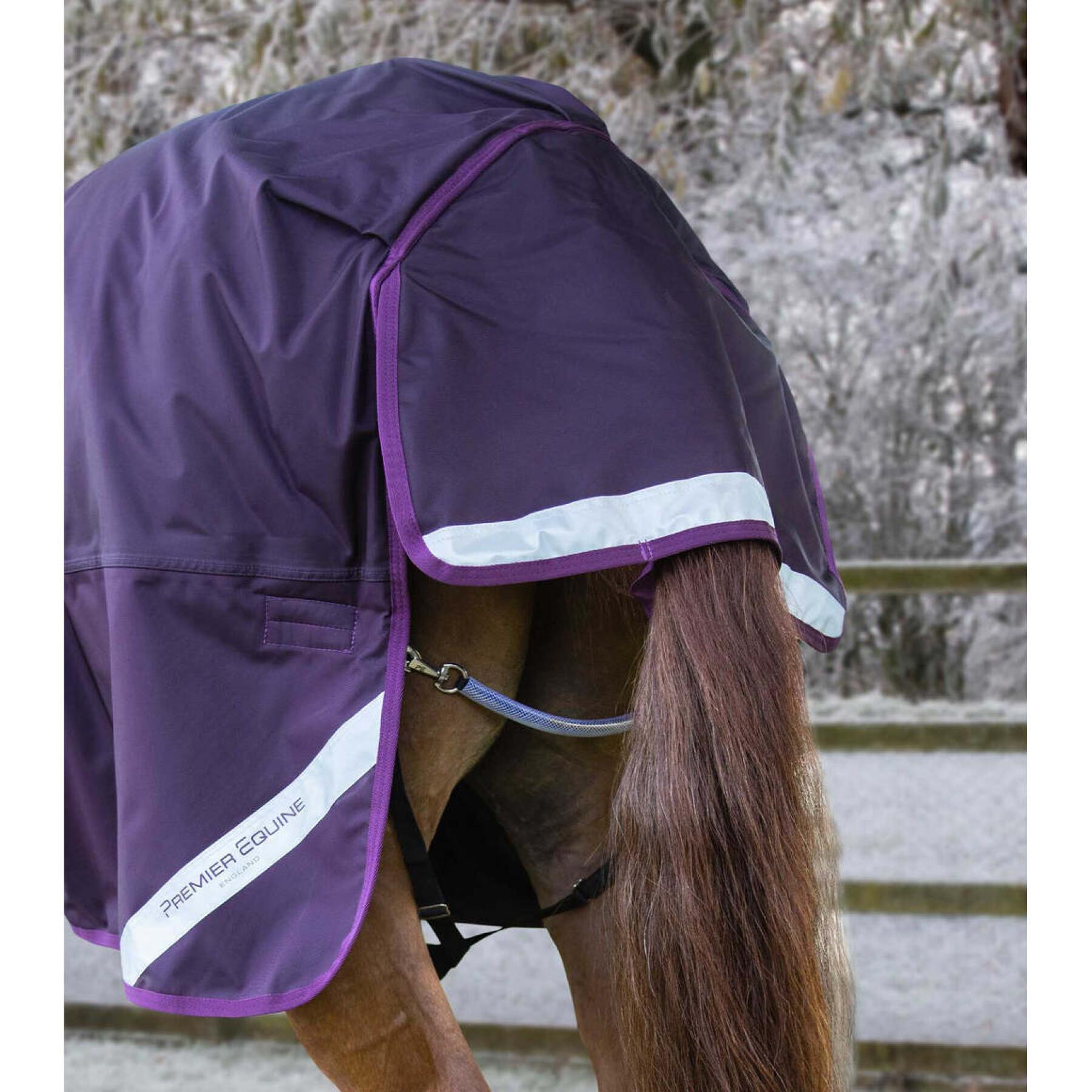 Waterdichte paardendeken met halsbedekking Premier Equine Buster Storm Classic 420 g