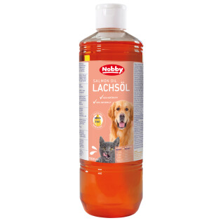Voedingssupplement voor honden en katten zalmolie Nobby Pet 500 ml