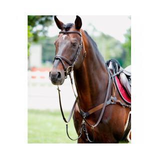 Elastische jachthalsband voor paarden met martingaal Tattini