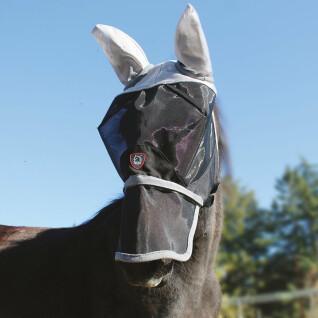 Paarden vliegenmasker met verwijderbare neus flap Tattini