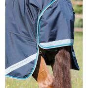 Waterdichte paardendeken met halsbedekking Premier Equine Buster Storm 100 g